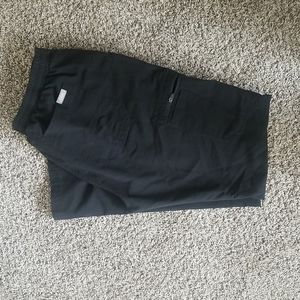 Black scrub pants